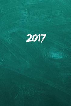 Paperback 2017: Calendrier/Agenda: 1 semaine sur 2 pages, Format 6" x 9" (15.24 x 22.86 cm), Couverture vert [French] Book