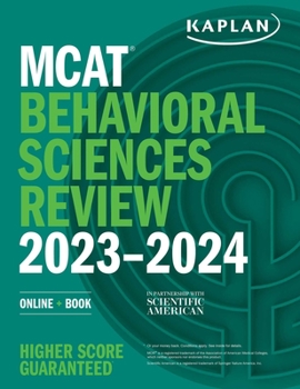 Paperback MCAT Behavioral Sciences Review 2023-2024: Online + Book