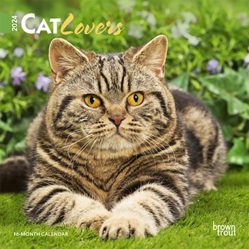 Calendar Cat Lovers 2024 Mini 7x7 Book