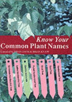 Paperback Know Your Common Plant Names Book