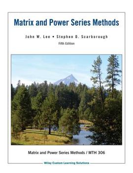 Paperback Matrix and Power Series Methods MTH 306 Book