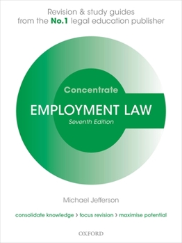 Paperback Employment Law Concentrate: Law Revision and Study Guide Book