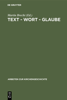 Hardcover Text - Wort - Glaube [German] Book
