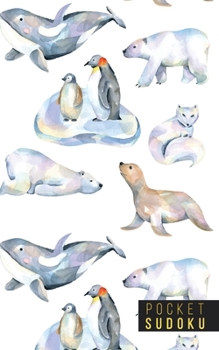 Pocket Sudoku: 158 Sudoku Puzzles | Pocket Sudoku Puzzle Books | Large Print Sudoku Puzzle Books For Adults | Sudoku For Seniors | Sudoku Puzzle Books Easy to Normal | Fun Gift | Penguins