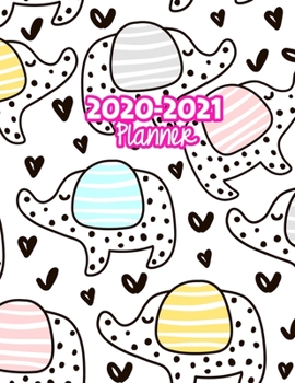 2020-2021 Planner: Two Year Calendar Organizer and Goal Journal | January 2020 - December 2021 Daily, Weekly and Monthly Planner Book with Back Sticker Expression Wall for 2 Years | Design Code 439943