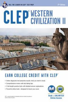 Paperback Clep(r) Western Civilization II Book + Online Book