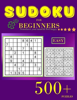 Paperback Sudoku for beginners: Easy Sudoku Puzzles with Solutions for Beginners Book