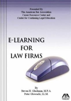 Paperback E-Learning for Law Firms: Book