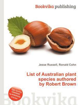 Paperback List of Australian Plant Species Authored by Robert Brown Book