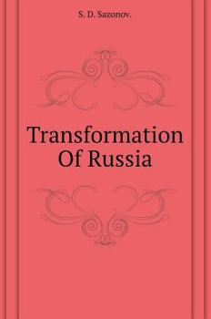 Hardcover Transformation of Russia [Russian] Book