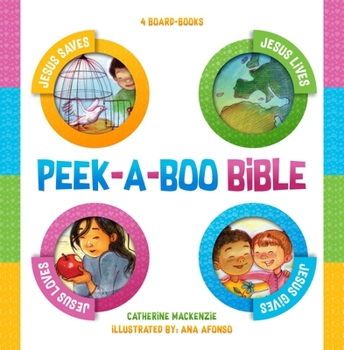 Paperback Peek-A-Boo Bible: 4 Board-Books Book