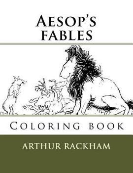 Paperback Aesop's fables: Coloring book