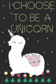 I choose to be a unicorn: A 121 page cute fitness journal for fitness lover, fitness planner for women , fitness planner for men & log book for fitness