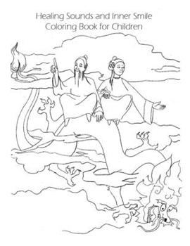 Paperback Healing Sounds and Inner Smile: Coloring Book for Children Book