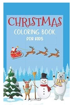 Paperback christmas coloring book for kids Book
