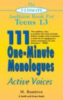 Hardcover 111 One-Minute Monologues--Active Voices Book