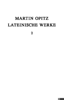 Hardcover Lateinische Werke 1624-1631 [Latin] Book