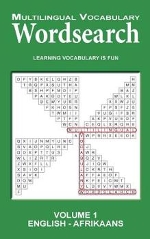 Paperback Multilingual Vocabulary Word Search: Volume 1: English - Afrikaans Book