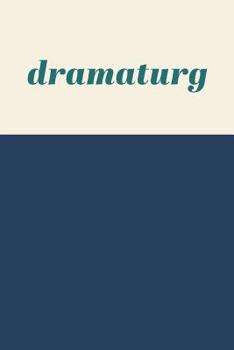 Dramaturg: Cute Lined Journal in Blue