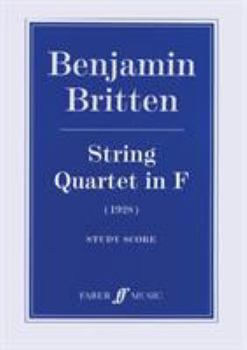 Paperback String Quartet in F: Study Score Book