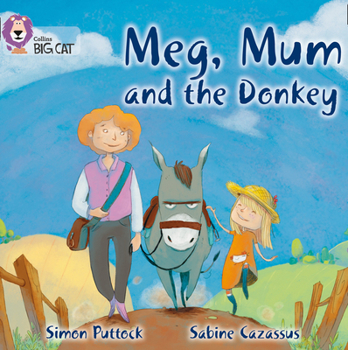 Paperback Meg, Mum and the Donkey: Band 02b/Red B Book