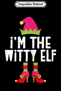 Composition Notebook: Im The Biker Elf Funny Christmas Elf Costume  Journal/Notebook Blank Lined Ruled 6x9 100 Pages