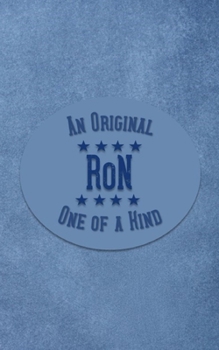 Paperback Ron: Personalized Writing Journal for Men Book