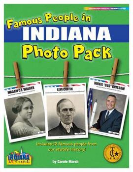 Hardcover Famous People from Indiana Photo Pack Book