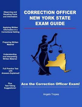 Paperback Correction Officer New York State Exam Guide Book