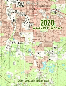 2020 Weekly Planner: South Tallahassee, Florida (1970): Vintage Topo Map Cover
