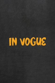 In Vogue: All Purpose 6x9 Blank Lined Notebook Journal Way Better Than A Card Trendy Unique Gift Gray Rock English Slang