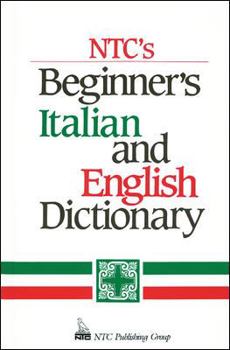 Paperback NTC's Beginner's Italian and English Dictionary Book