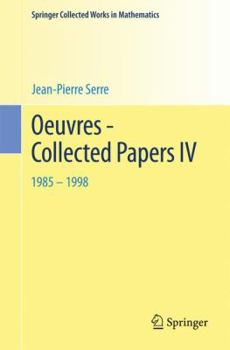 Paperback Oeuvres - Collected Papers IV: 1985 - 1998 [French] Book