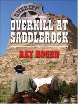 Hardcover Overkill at Saddlerock [Large Print] Book