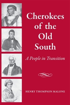 Paperback Cherokees of the Old South: A People in Transition Book