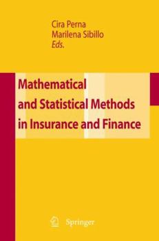 Hardcover Mathematical and Statistical Methods in Insurance and Finance Book
