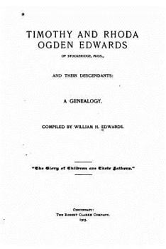 Paperback Timothy and Rhoda Ogden Edwards of Stockbridge Book