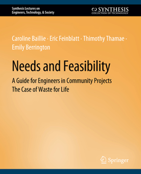 Paperback Needs and Feasibility: A Guide for Engineers in Community Projects Book