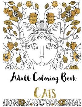 Paperback Adult Coloring Book: Cats Book