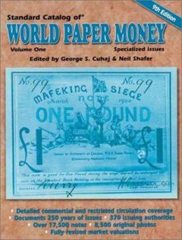 Paperback Standard Catalog of World Paper Money, Specialized Issues, Volume One Book