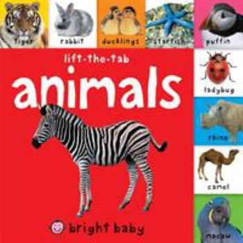 Board book Bright Baby Lift-The-Tab: Animals Book