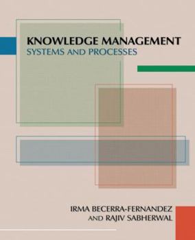 Hardcover Knowledge Managemenmt: Systems and Processes Book