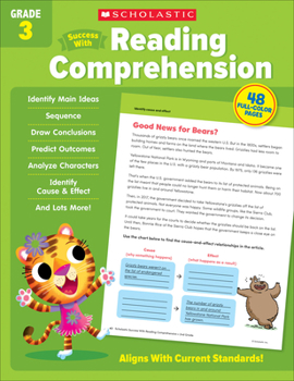 Paperback Scholastic Success with Reading Comprehension Grade 3 Workbook Book