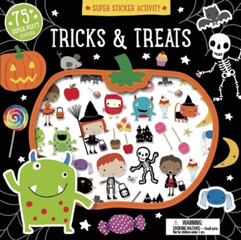 Paperback Super Sticker Activity: Tricks and Treats Book