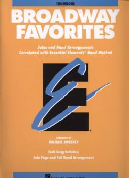 Paperback Broadway Favorites Trombone Book