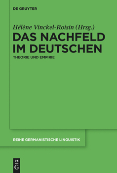 Hardcover Das Nachfeld im Deutschen [German] Book