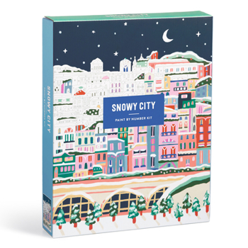 Misc. Snowy City 11x14 Paint by Number Kit Book