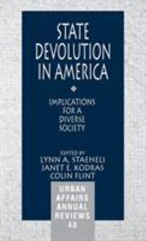 Hardcover State Devolution in America: Implications for a Diverse Society Book