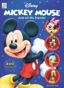 Paperback Disney Mickey Mouse 400 Pages of Coloring Fun: On Top of the World! Book