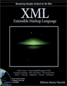Paperback XML: Extensible Markup Language [With Contains Explorer 4, Communicator, Source Code...] Book